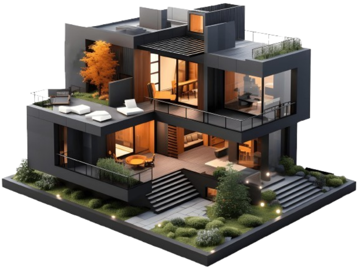 Villa Architecture Intact Base