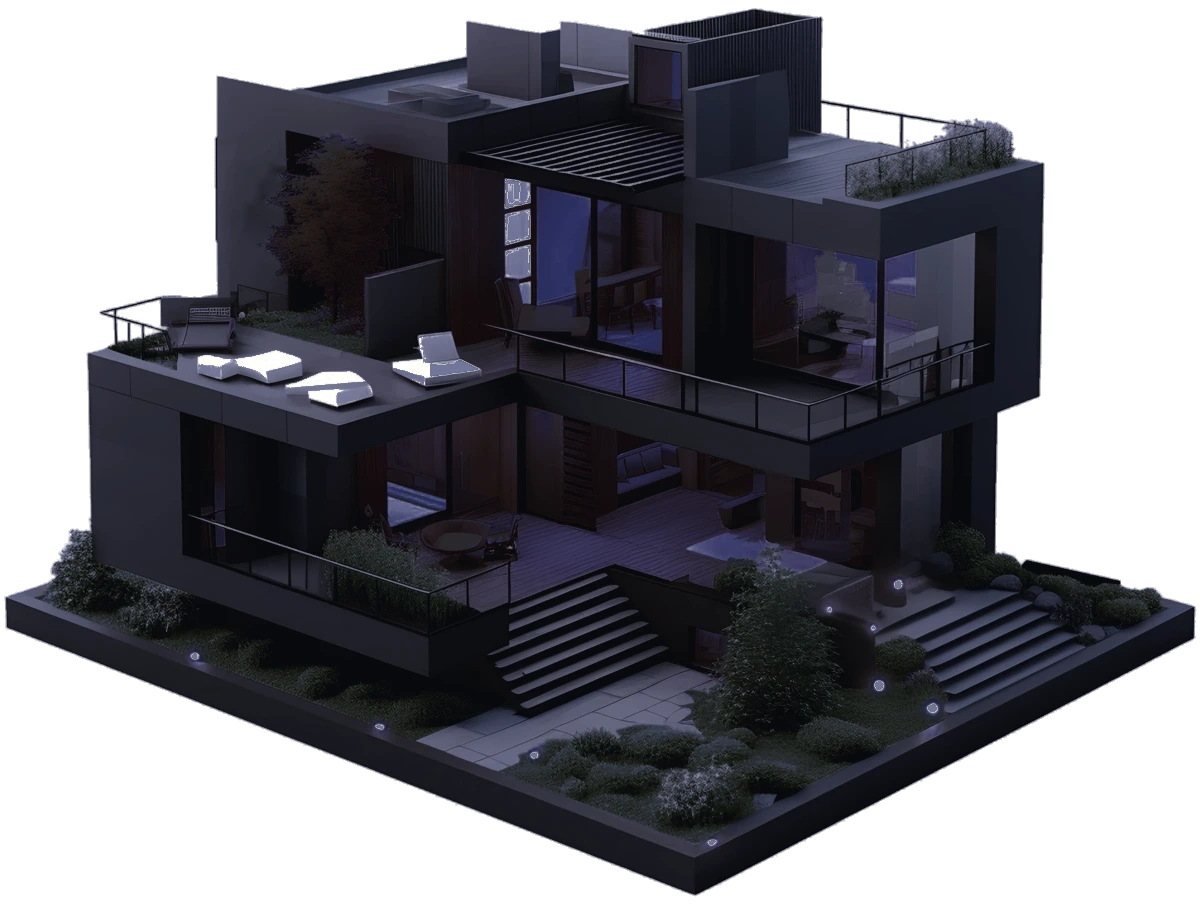 Villa Night Unlit Base
