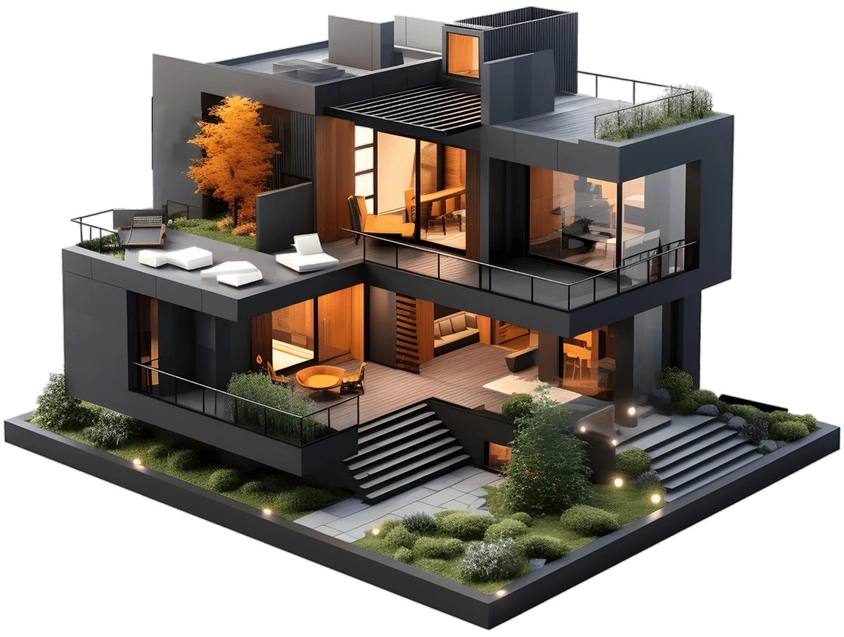 Villa Full Architectural Radiance